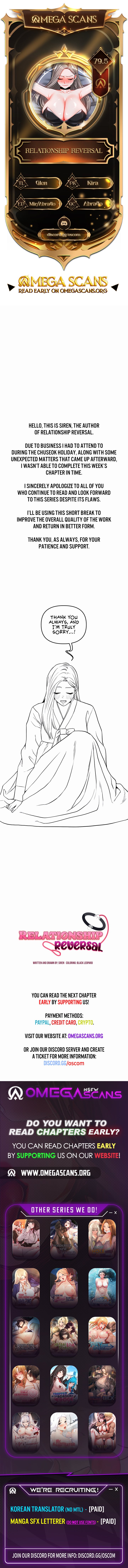 Relationship Reversal - Chapter 79.5 Page 1