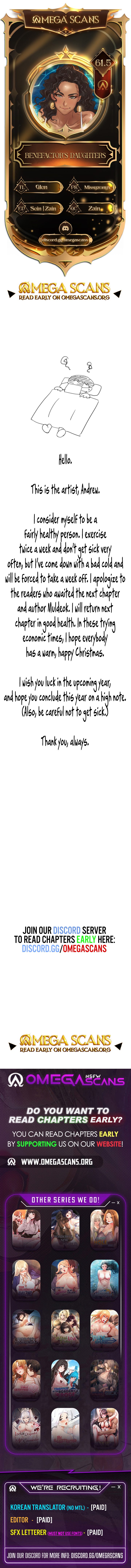 Benefactor’s Daughters - Chapter 61.5 Page 1