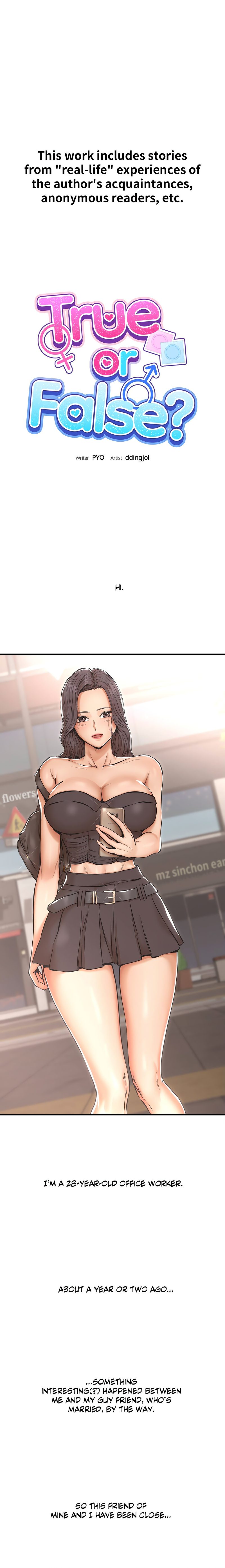 True or False? - Chapter 1 Page 1