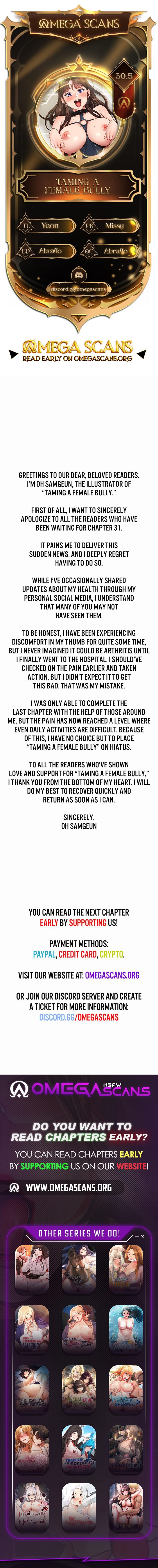 Taming A Female Bully - Chapter 30.5 Page 1