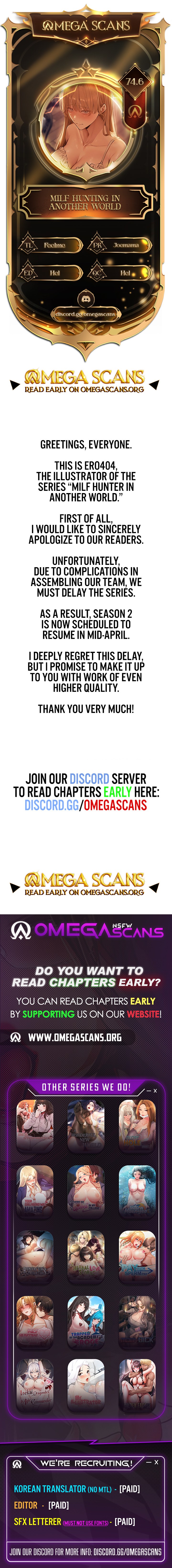 MILF Hunting In Another World - Chapter 74.6 Page 1