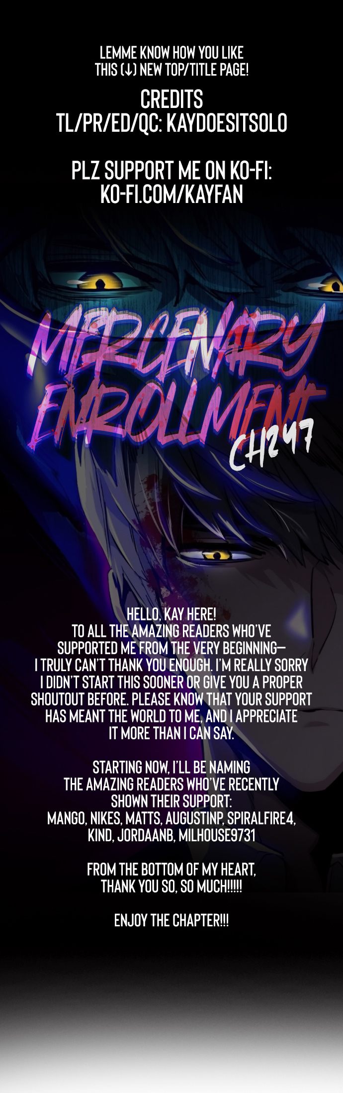 Mercenary Enrollment - Chapter 247 Page 1