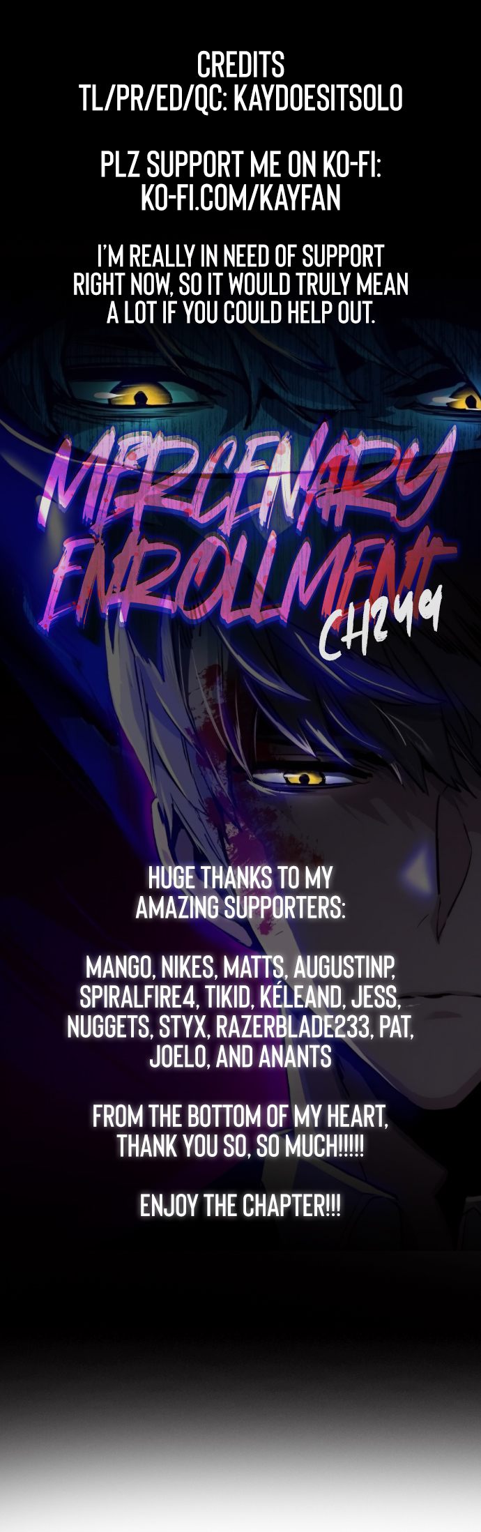 Mercenary Enrollment - Chapter 249 Page 1