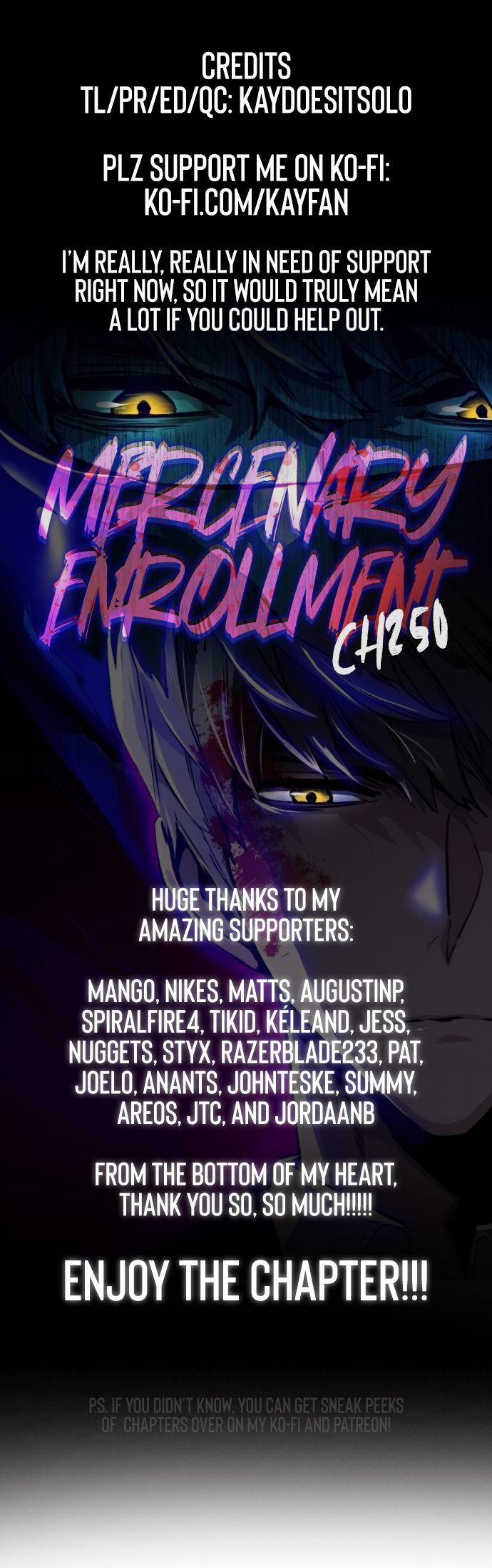 Mercenary Enrollment - Chapter 250 Page 1